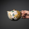 Load image into Gallery viewer, Kutani ware Premium Single Tea Pot - Gold Plum / 九谷焼 急須