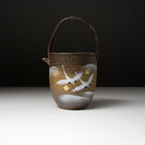 Kutani ware Premium Vase - Crane / 九谷焼 花瓶 山田登陽志