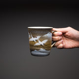 Kutani ware Mug Cup - The Greateful Crane / 九谷焼き マグカップ