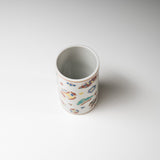 Kutani ware Tea Cup, Pen Cup - Full of Treasures / 九谷焼 湯呑み 宝尽くし