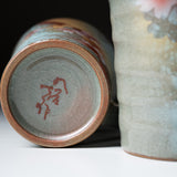 Kutani ware Pair Mug Cup - Sumida River / 九谷焼 ペアマグカップ