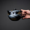 Kutani ware Single Tea Pot - Mountain Scape / 九谷焼 急須 連山