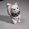 Kutani Ware Animal Ornament - White Cat