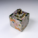 Kutani Ware Incense Burner - Cubed Hanazume / 九谷焼 香炉