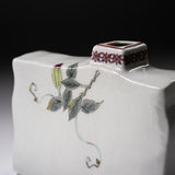 Kutani ware Vase - Clematis / 九谷焼 花器