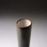 Kutani ware Vase - Mountain Scape / 九谷焼 花器