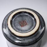 Kutani ware Large Yunomi Cup - Owl Family / 九谷焼 湯呑み