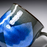 Kutani ware Mug Cup - Blue Ginsai / 九谷焼 マグカップ