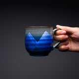 Kutani ware Mug Cup - Blue Ginsai / 九谷焼 マグカップ