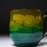 Kutani ware Mug Cup - Gradation Camellia / 九谷焼 マグカップ