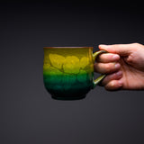 Kutani ware Mug Cup - Gradation Camellia / 九谷焼 マグカップ