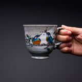Kutani ware Mug Cup - Kingfisher / 九谷焼 マグカップ