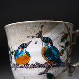 Kutani ware Mug Cup - Kingfisher / 九谷焼 マグカップ