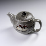 Kutani ware Teapot - Nakamura Toshito - Sparrow in Snow / 九谷焼  急須