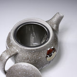Kutani ware Teapot - Nakamura Toshito - Sparrow in Snow / 九谷焼  急須