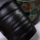Kutani ware Pair Mug Cup - Plum / 九谷焼 ペアマグカップ