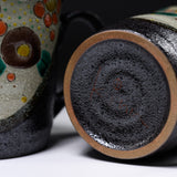 Kutani ware Pair Mug Cup - Plum / 九谷焼 ペアマグカップ