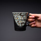 Kutani ware Pair Mug Cup - Plum Flower / 九谷焼 ペアマグカップ
