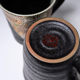 Kutani ware Pair Mug Cup - Hanazume Flower / 九谷焼 ペアマグカップ