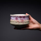 Kutani ware Premium Matcha Bowl - Fukuda Yoshinori / 九谷焼 抹茶碗