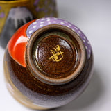 Kutani ware Premium Pair Tea Cup - Mt.Fuji with Sakura / 九谷焼 ペア湯呑み