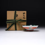 Kutani ware Sake Cup - Nakamura Toshito - Albatross Family / 九谷焼 盃