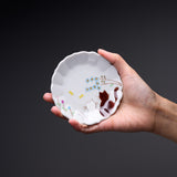 Kutani ware Small Plate - Sunny Cats / 九谷焼 小皿