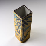 Kutani ware Vase - Bamboo Sparrow / 九谷焼 花器