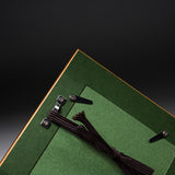 Kutani ware Framed Porcelain Artwork - Toshito Nakamura - Pair Sparrow / 九谷焼