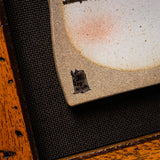 Kutani ware Framed Porcelain Artwork - Toshito Nakamura - Friendly Sparrow / 九谷焼