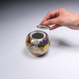 Kutani Ware Incense Burner - Hanazume Bizan / 九谷焼 香炉