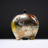 Kutani Ware Incense Burner - Hanazume Bizan / 九谷焼 香炉