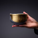 Kutani ware Premium Matcha Bowl - Gold Leaf / 九谷焼 抹茶碗