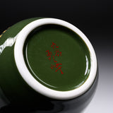 Kutani ware Premium Vase - Crane and Golden Tree / 九谷焼 花瓶