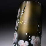 Kutani ware Premium Vase - Plum / 九谷焼 花瓶