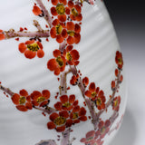 Kutani ware Premium Vase with Wooden Box - Yamada Ryuzan  / 九谷焼 花瓶 山田龍山