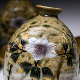 Kutani ware Sake Set - Bell Flower / 九谷焼 酒器セット
