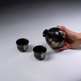Kutani ware Sake Set - Hanazume / 九谷焼 酒器セット