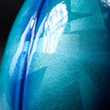 Kutani ware Vase - Indigo Ginsai / 九谷焼 花器