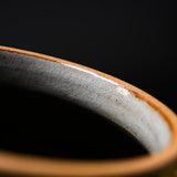 Kutani ware Vase with Wooden Gift Box - Gold Leaf with Crane / 九谷焼 花瓶