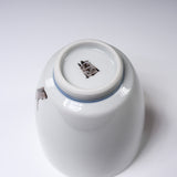 Kutani ware Yunomi Tea Cup - Nakamura Toshito - Autumn Sparrow / 九谷焼  湯呑み