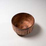 Kyo Kiyomizu Ware Handmade Matcha Bowl - Sogimon Reddish Brown / 京焼・清水焼き 抹茶碗