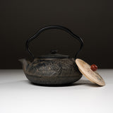 Kyo Kiyomizu Ware Cast Iron Teapot - Crane - 510 ml / 南部鉄器