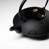 Kyo Kiyomizu Ware Cast Iron Teapot - Black Kumo - 900 ml / 南部鉄器