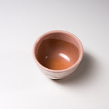 Kyo Kiyomizu Ware Hand made Kumidashi Tea Cup - Karakusa Pink / 京焼・清水焼き