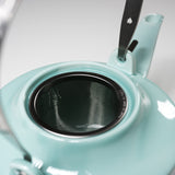 Kyo Kiyomizu Ware Hand made Teapot - Tiffany Blue / 京焼・清水焼き