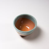 Kyo Kiyomizu Ware Hand made Kumidashi Tea Cup - Karakusa Blue / 京焼・清水焼き