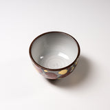 Kyo Kiyomizu Ware Hand made Kumidashi Tea Cup - Golden Plum / 京焼・清水焼き