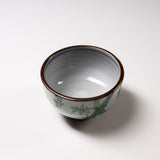 Kyo Kiyomizu Ware Hand made Kumidashi Tea Cup - Bamboo / 京焼・清水焼き