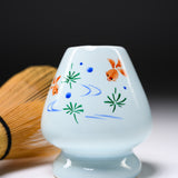 Kyo Kiyomizu Ware Matcha Whisk Stand - Goldfish / 茶筅立て